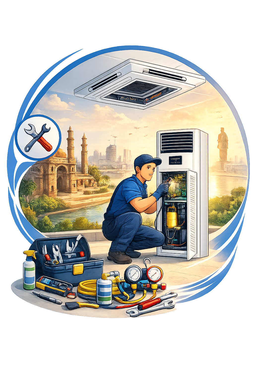 Tower AC Maintenance
